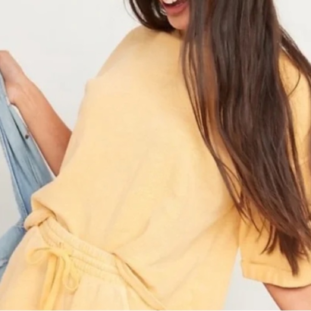Old Navy Bright Marigold Oversized Top
